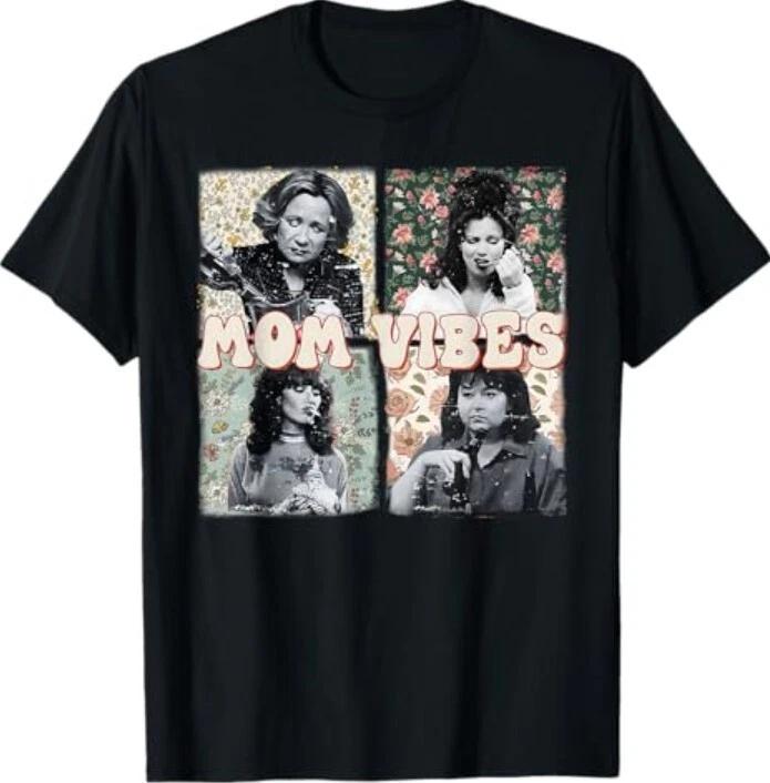 

Retro Nineties Mom Vibes Vintage Mother s Day Women T-Shirt 4XL