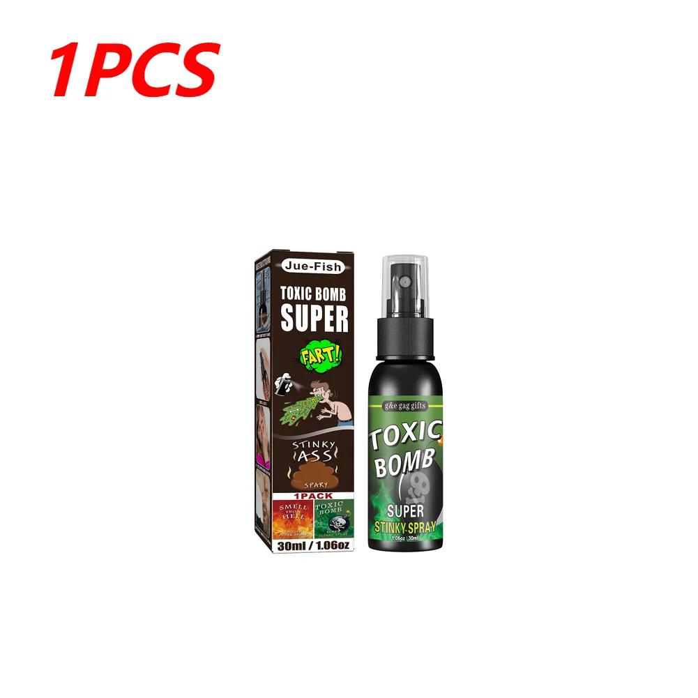 1/2/3PCS Fart Gag Spray Can Stink Bomb Ass-Smelly Stinky Gas Gag Prank Novelties Toys Halloween Party Supplies for Kids Adults