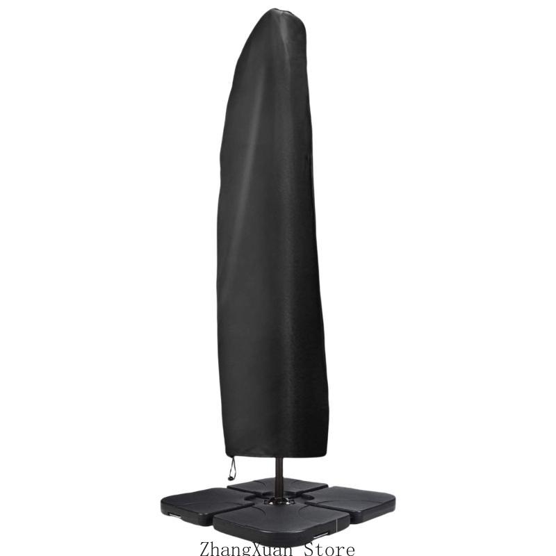 Durable 420D Oxford Fabric Parasol Cover with Zip Waterproof and Weather Resistance Fit Most Umbrellas