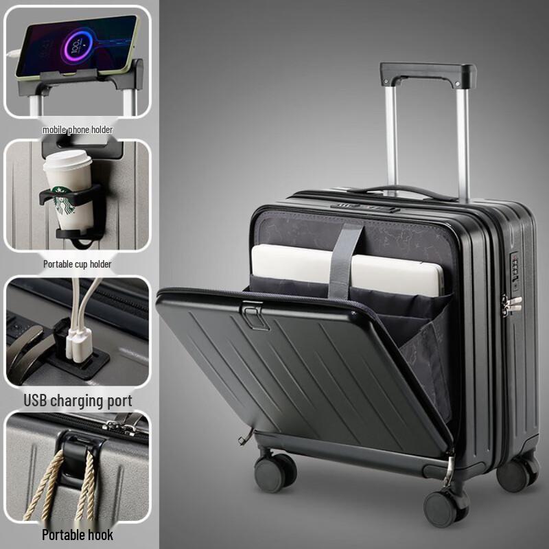 Li Shen Open-Lid Carry-On Luggage
