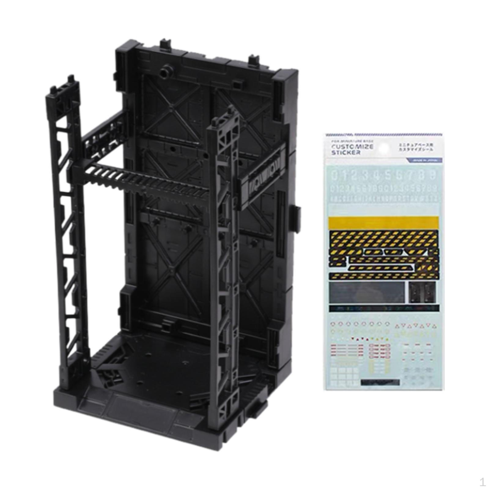 

Сцепляющаяся подставка для дисплея Модельная подставка Универсальная коробка для хранения персонажей мультфильмов Дом