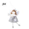 Nordic Style Holiday Decor Christmas Plush Doll Ornament, Xmas Tree Decorative Angel Easy Hanging Ornament Pendant for Tree, Winter Home Party