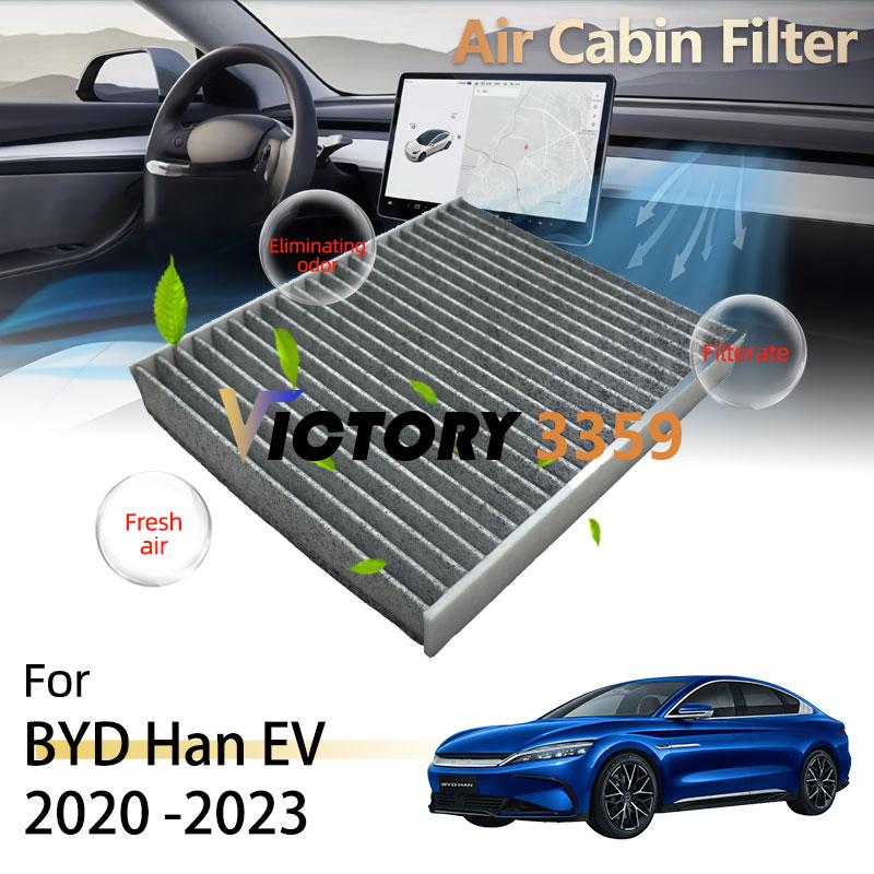 Air Cabin Filter For BYD Han EV DM DM-i DM-p GT 2020 2021 2022 2023 e9 Accessories HEPA Activated Cleaning Air Conditioner Parts
