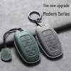 Hyundai Tucson 2023-24 L Key Case: Lambskin Leather Protective Shell for Men & Women, Full Wrap.
