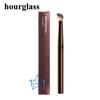 Hourglass Concealer Brush Synthetic Hair Angle Concealer Brush Eye Concealer Blending Brush Brown Metal Handle May, 1 Piece, 10 Hourglass-23--1PCS