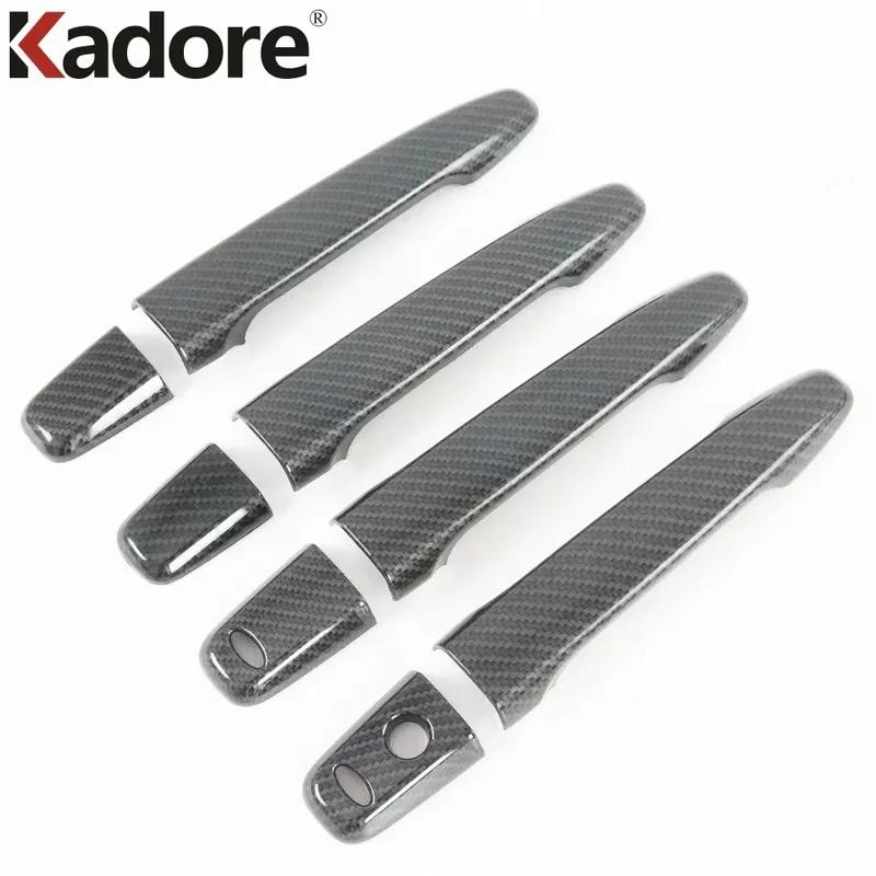 For Mitsubishi ASX RVR Outlander Sport ES -  2024 Carbon Fiber Car Side Door Handle Cover Trim Accessories