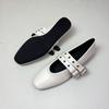 Fashion Fashion Buckle Strap Ladies Mary Janes Flats Shoes Female Shallow Women Ballet Flats Shoes With Height Increasing Footwear