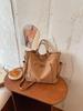 2026 Women's Large Capacity Canvas Tote: Versatile, Fashionable Handheld Shoulder Bag for Commuting