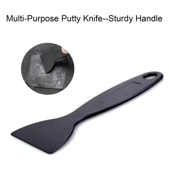 1 Set Trampoline Patch Scraper Glue Repair Kit with Square Wiper Gloves Waterproof Self-Adhesive