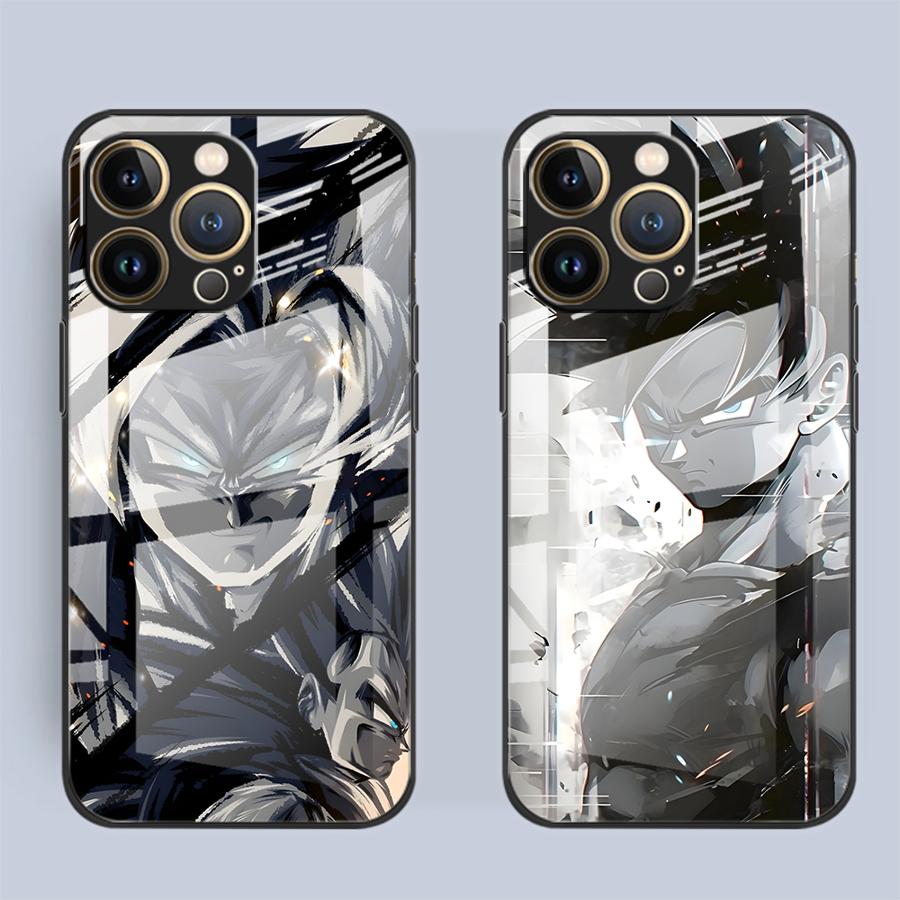 D-ragonS B-allS Goku Glass Phone Cover Case for iPhone 17 Pro Max 12 XR 8 14 11 16 Air 13 15 Plus