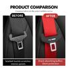QDIM8 2PCS Car Seat Belt Anti Scratch Buckle Protector Cover Accessories For KIA gt gtline Xline ceed Forte RIO STINGER Seltos K3 K4