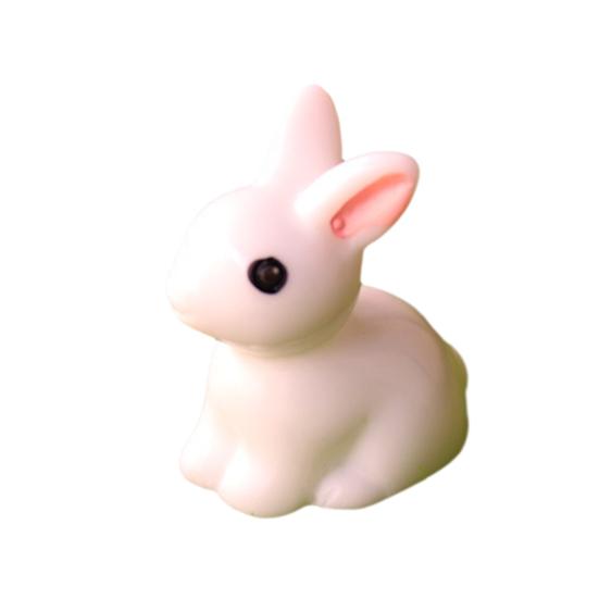 

Miniature Animal Figurine Mini Dolphin Bunny Duck Chick Elf Resin Statue Ornament Dollhouse Fairy Garden Micro Landscape Decoration C