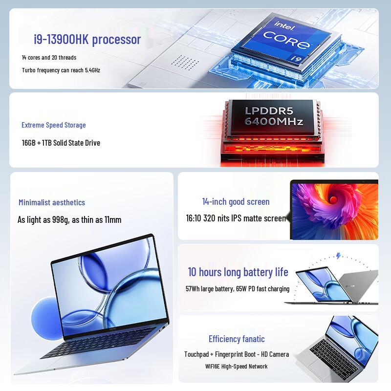 ErenEben X14 Lite 14-inch High-Performance Laptop (CN version)