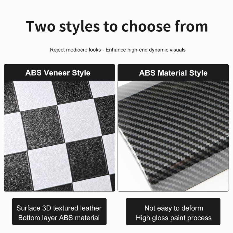 Car Dashboard Decorative Shell ABS Leather For Mini Cooper F55 F56 F57 2014- Center Console Decorative Shell Car Accessories