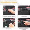Car Seat Headrest Hook, 4 Pack Auto Seat Hanger Storage Organizer For Purse Handbag Coats Grocery Bags, Automotive Interior Accessories, Universal