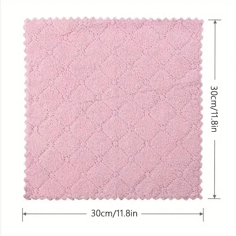 Bamboo Charcoal Cleaning Cloths - Absorbent, Grease-Resistant, Reusable Towels for Kitchen, Dishes, Countertops, Quick-D