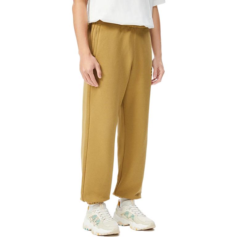 Li Ning CF Sports Fashion Series Solid Color Casual Cuffed Sweatpants Men Bottoms Seed-Brown AKLSC95-2