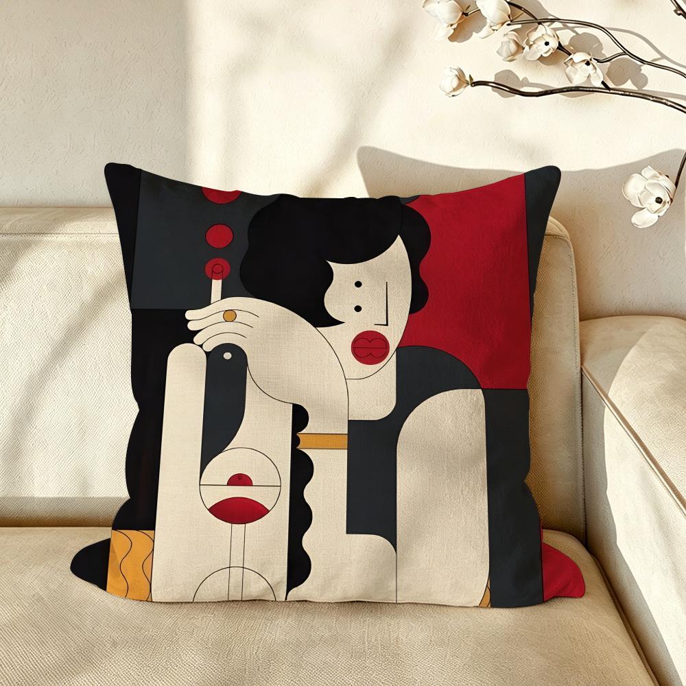 Artist JJohnBBattalgazi Cushion Cover Pillow Case Antidustmite Pillowcase Silky Short Plush Sofa Cushion Cover hot