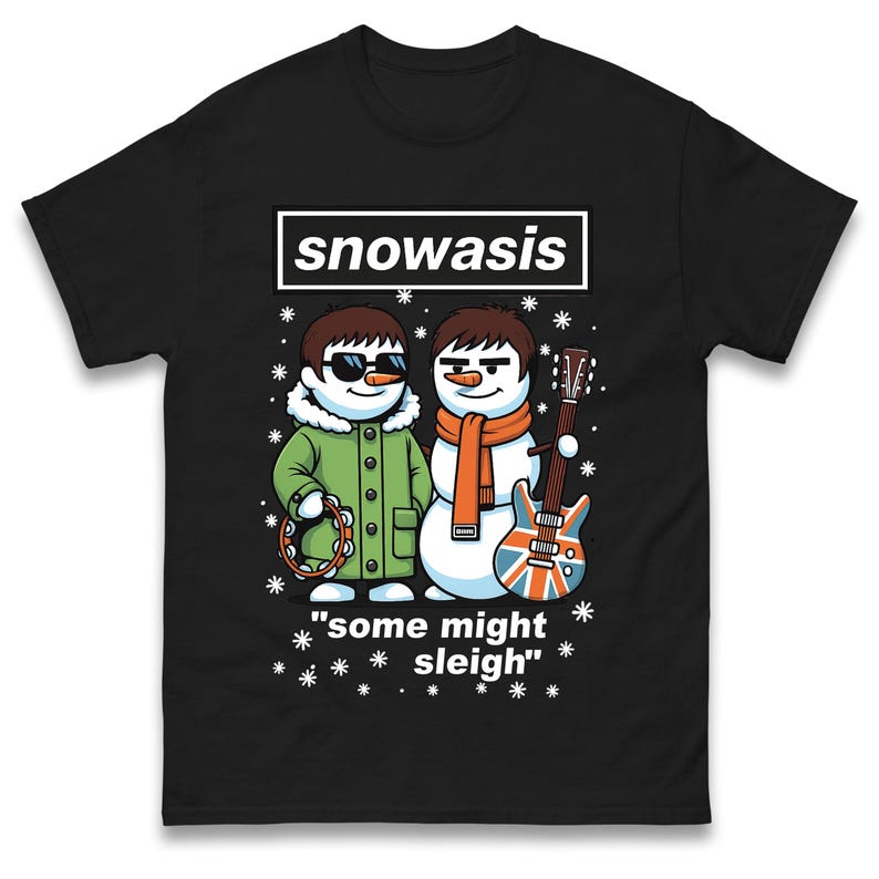 Snowasis Some Might Sleigh Christmas Jumper Funny Xmas Tshirt XXXL