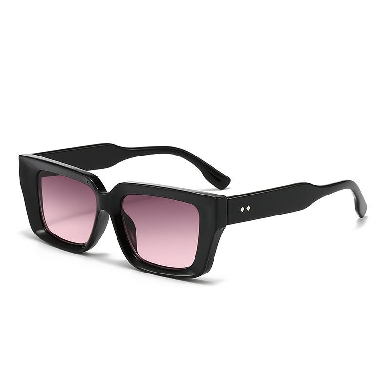 Białe Okulary Damskie Modne Kwadratowe Niszowe Wysokiej Klasy Okulary Streetowe Cienkie Męskie