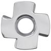 Bolt T Nut 12 pcs Silver M6 mm Steel
