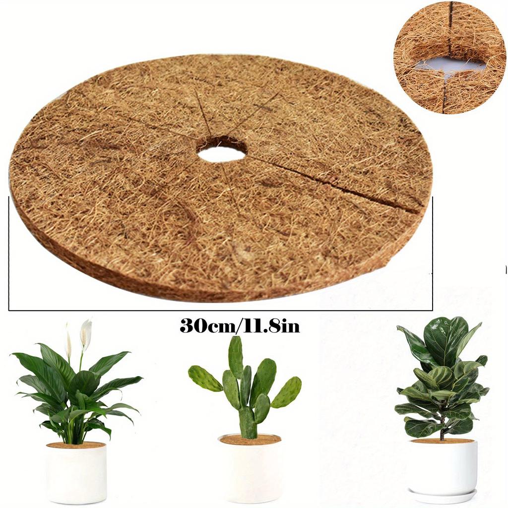 1 Piece Coconut Fiber Tree Covering Environmental-friendly Mat, Natural Coconut Shell Tree Protective Mat, Suitable For Indoor