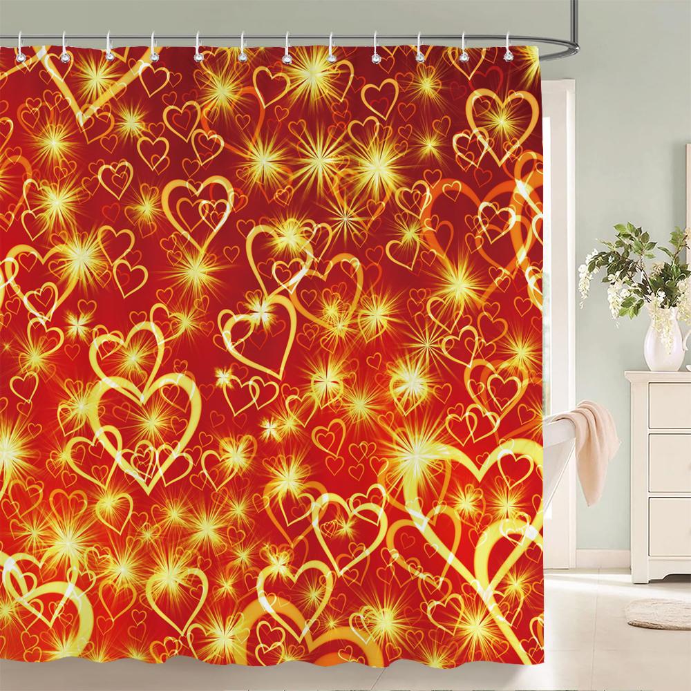 Colorful Geometry Shower Curtain 3d Bathroom Curtain With Hooks Decorative Partition Screen 180*240 Polyester Washable Cloth