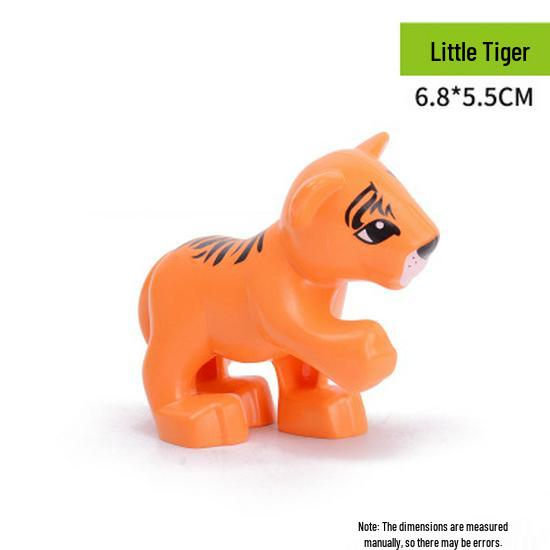 Large Animal Building Blocks: Dinosaur, Tiger, Elephant, Crocodile, Giraffe DIY Educational Toys for Kids