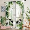 2 Pcs Hanging Basket Cat Print Curtains,suitable for Bedroom,living Room Kitchen Decoration,home Decoration,window Decoration