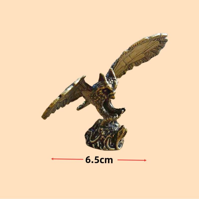 

1 Piece Animal Home Decoration Alloy Owl Statue Miniature Tea Pet Art Craft Tabletop Trinket DIY Accessories Gift