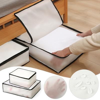 Quilt-Kleider-Organizer, langlebige Kleideraufbewahrungstaschen, staubdichte Kleideraufbewahrungsorganisatoren, Gepäck, Kleiderschrank, Kleideraufbewahrungsbox