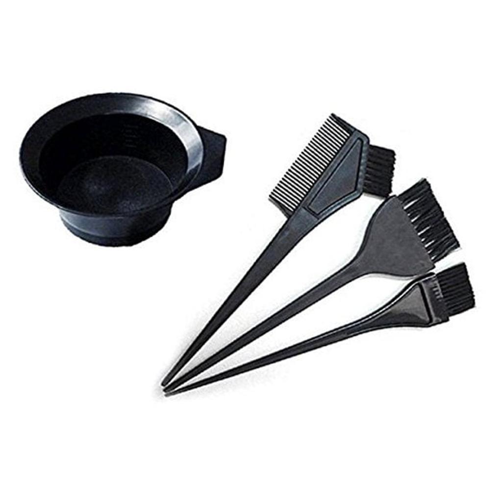 Hairdressing DIY Home Hair Four-piece Set Hair Bowl Comb Perm Tool Four-piece Set Of Baking Oil Set