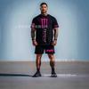 Mens Athletic Short Sleeve T-Shirt Shorts Set Boxing Training Sportswear Lightweight Casual Gym Wear