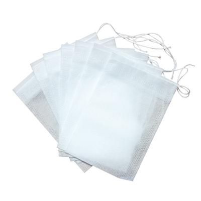 100 Adet Çay Poşetleri Ince Örgü İpli Kapatma Tek Kullanımlık Çay Filtre Torbası Gevşek Yaprak Çay Ve Kahve için