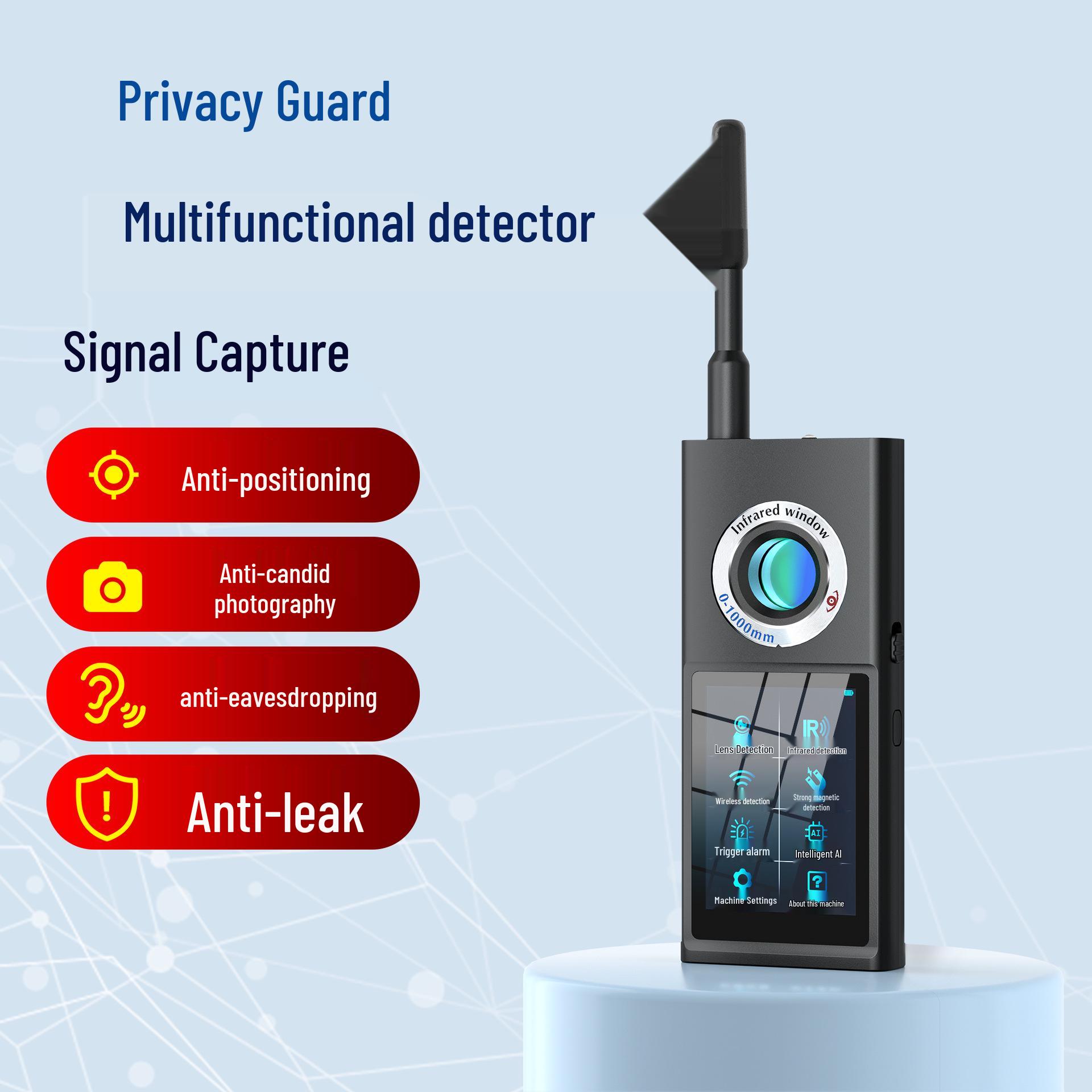 F888 Wireless Camera & Signal Detector: Infrared Scanner for Anti-Positioning & Anti-Paparazzi Protection 130x56x15 да