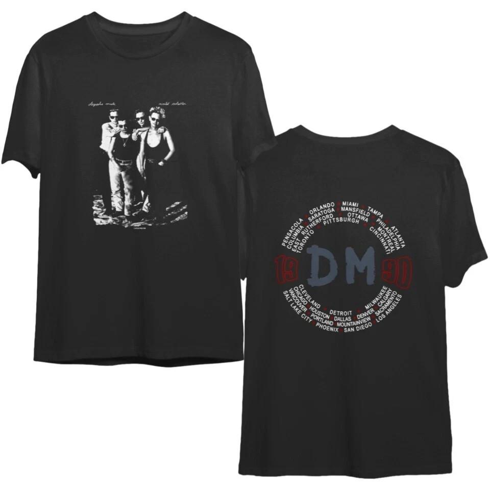 1990 Depeche Mode World Violation Tour Violator Concert T-Shirt Unisex T-Shirt XL