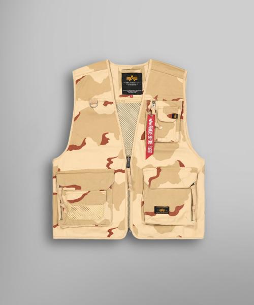 Alpha Industries Mesh Utility Vest Camo