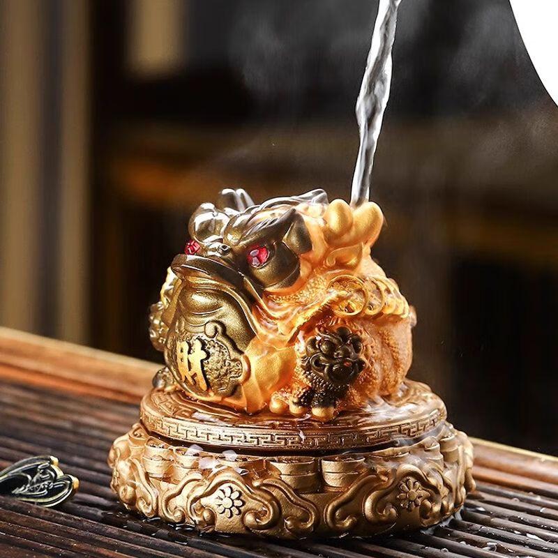 Color-Changing Fortune Resin Tea Pet