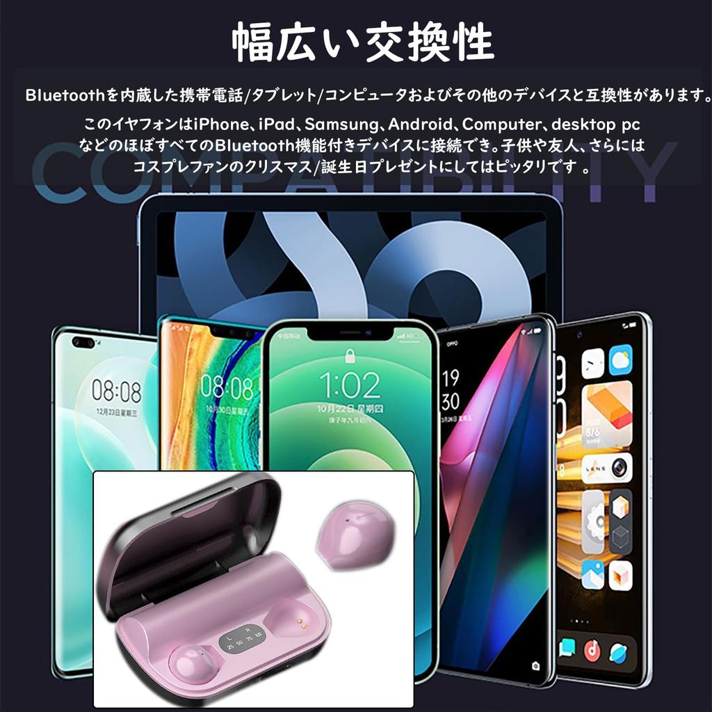 Bluetooth Sleep Headphones for Painless Wireless Bluetooth Long Automatic Fully Bluetooth HiFi Sound Touch LED IPX5 Single or Separate Compatible with