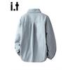 :CHOCOOLATEit Men's Loose Fit Cotton Long-Sleeve Shirt