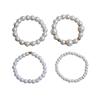 European And American Fashion Love Imitation Multi-Layer Pearl Bracelet Set Temperament Advanced Sense Beaded Ins Style