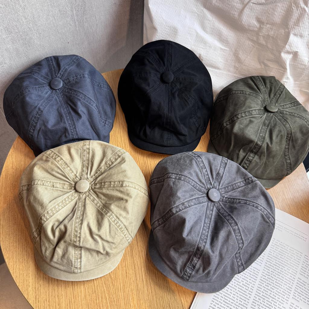 Color Solid Retro Minimalist Style Cotton Baseball Cap Sunshade Women Teens