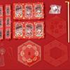 Chinese Style 2026 Snake Year Portable Lantern Traditional PVC New Year Luminous Lantern Transparent Waterproof Handheld Lantern