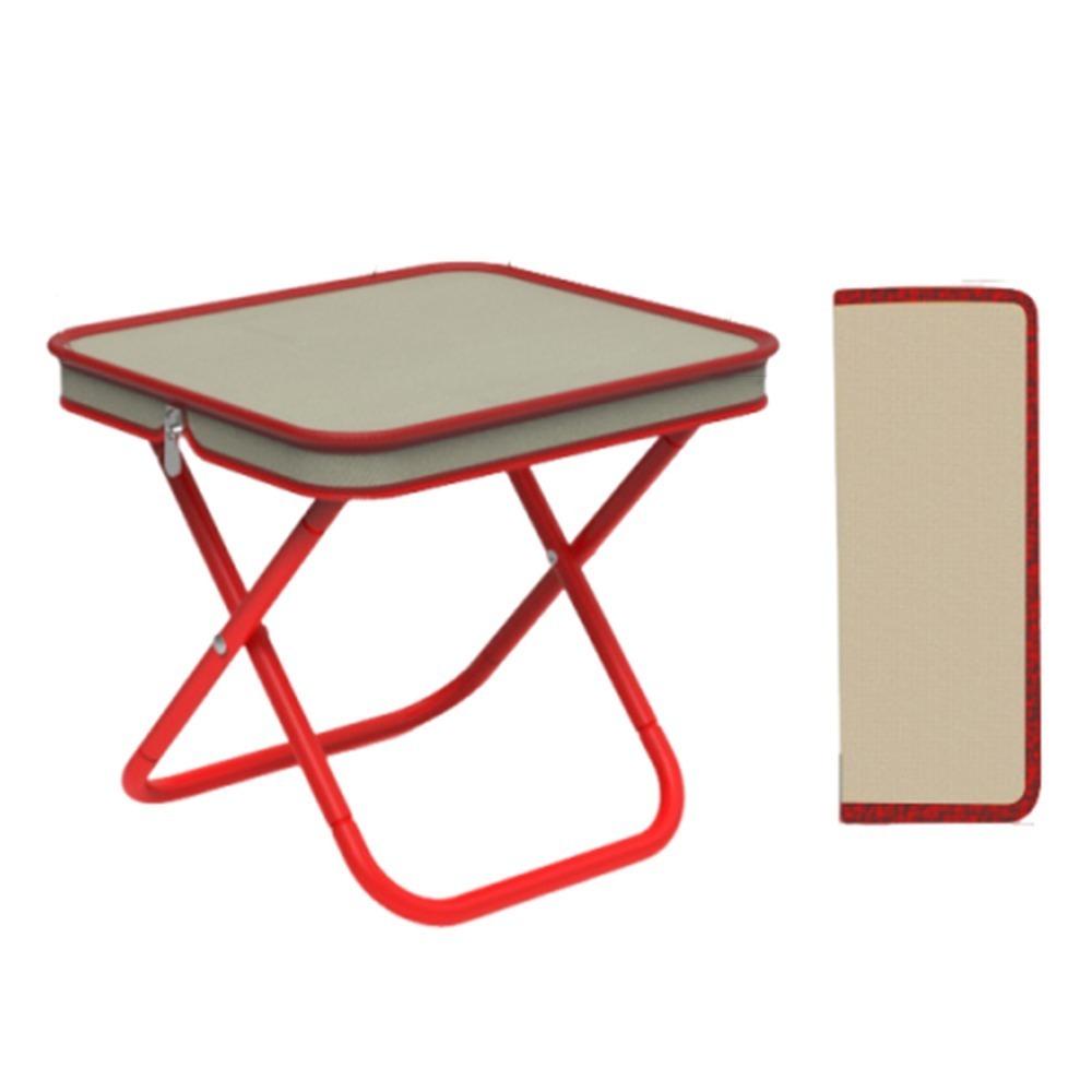 

Износостойкий пенал-табурет, ультралегкий складной стул, переносной походный табурет Khaki&Red L