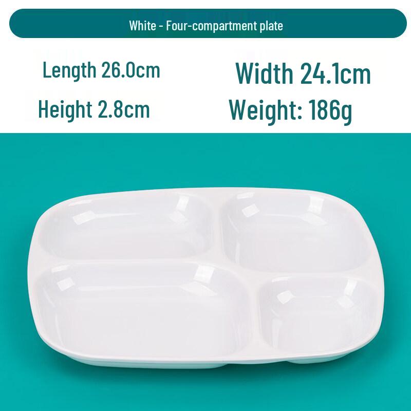 

Commercial Melamine Canteen Dinner Plate