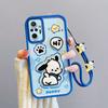 KEYSION Shockproof Case for Redmi Note 10 Pro 4G 5G 10S with Lanyard Soft Silicone Cute 3D Cartoon Doll Phone Back Cover for Xiaomi POCO M5S