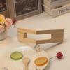1pc Elegant Nordic-Style Solid Wood Napkin&Paper Towel Holder-Triangular Tabletop Organizer with Natural Finish,Perfect for Home