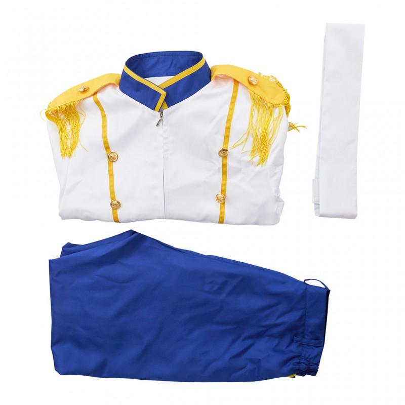 Ariel Prince Eric Cosplay Costume Halloween Party Outfit Men 18 Street Style Long Pants Jacket Set S-XXL