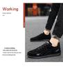 2024 Forrest Gump Retro Korean Style Men's Running & Skate Shoes - Spring Trendy Casual Waffle Design.
