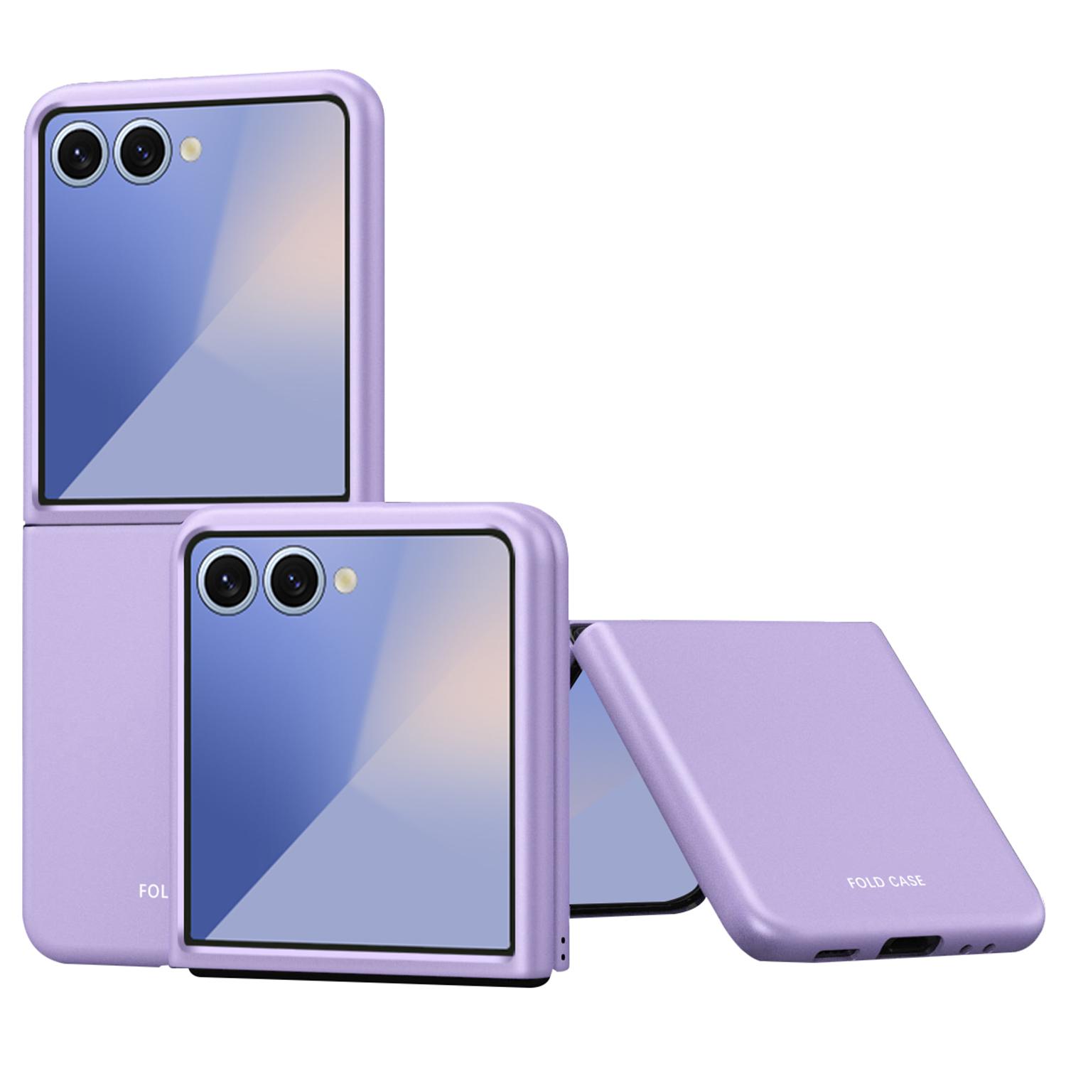 

Для Samsung Galaxy Z Flip7 5G Чохол з ефектом шкіри Твердий ПК Чохол для телефону C